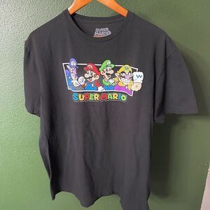 Super Mario XL black vintage t-shirt